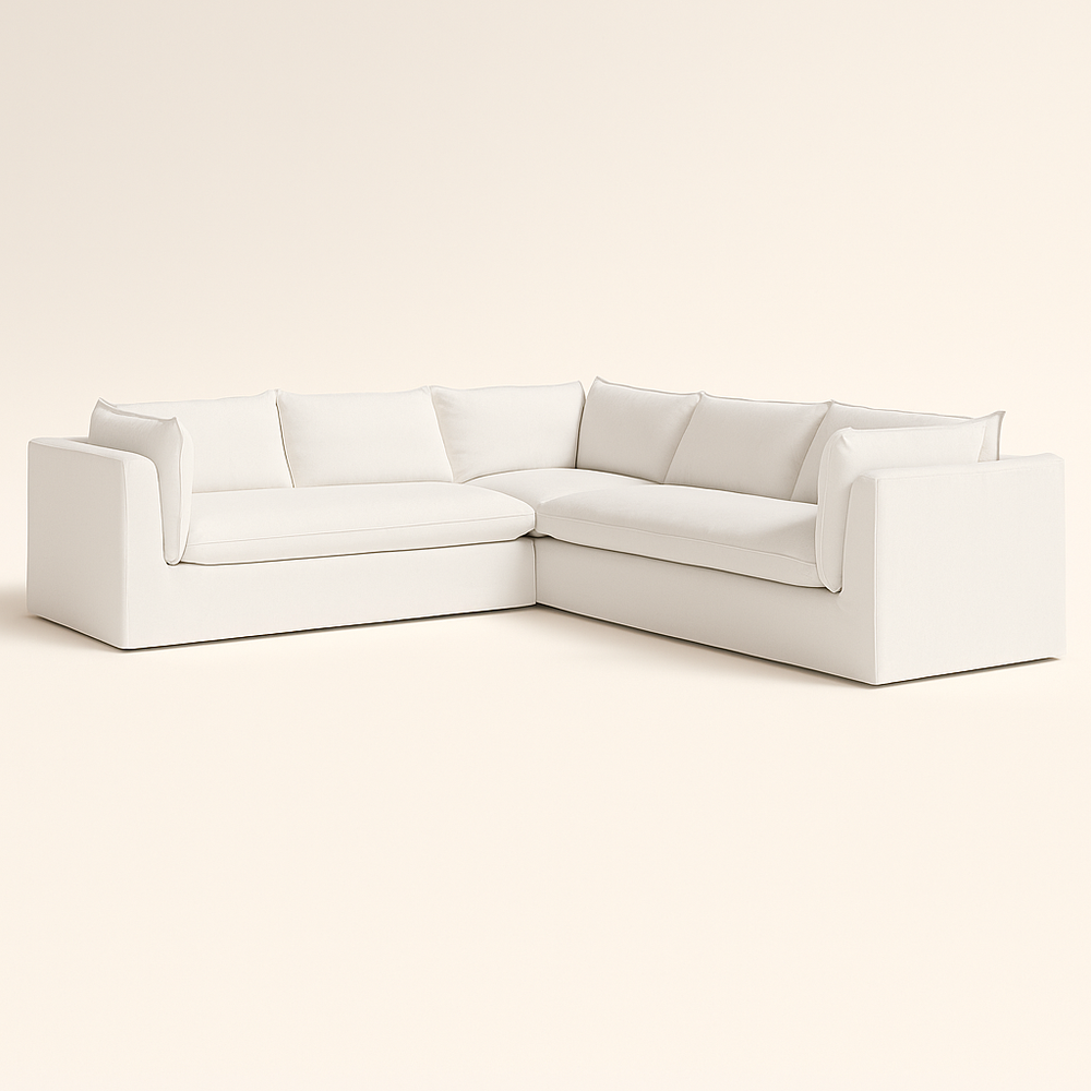 CALI SLIPCOVER CORNER COUCH
