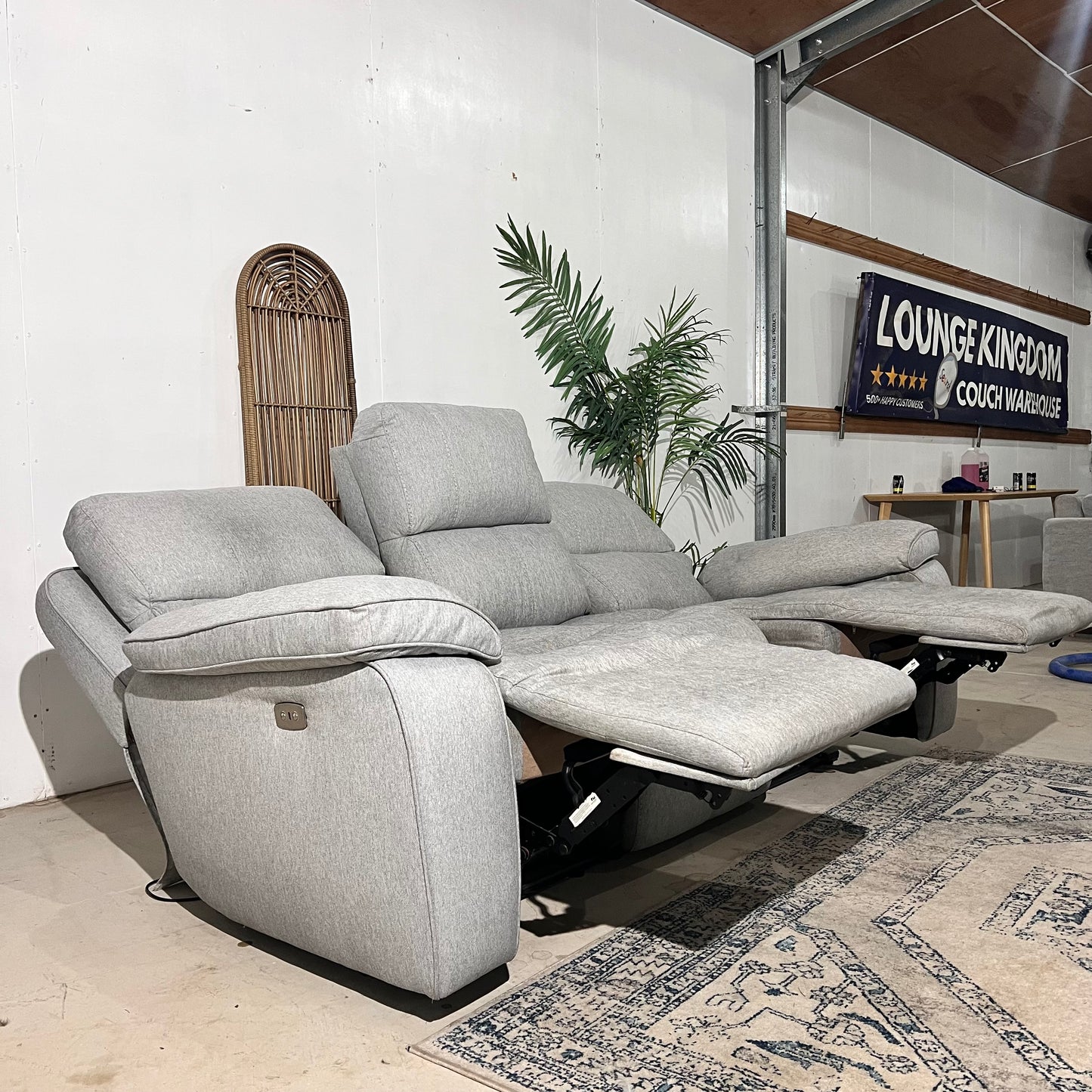 ELECTRIC GREY RECLINER