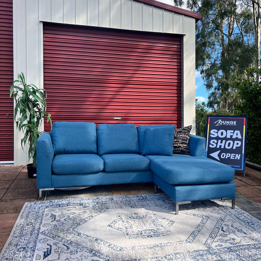 QUICK SALE ‼️ MUST GO BLUE COUCH