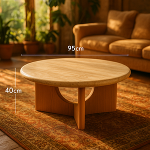 Annabella Travertine Stone Coffee Table