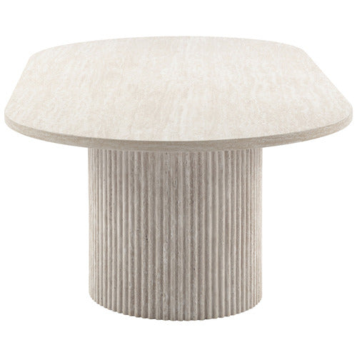 Emmy Travertine-look coffee table