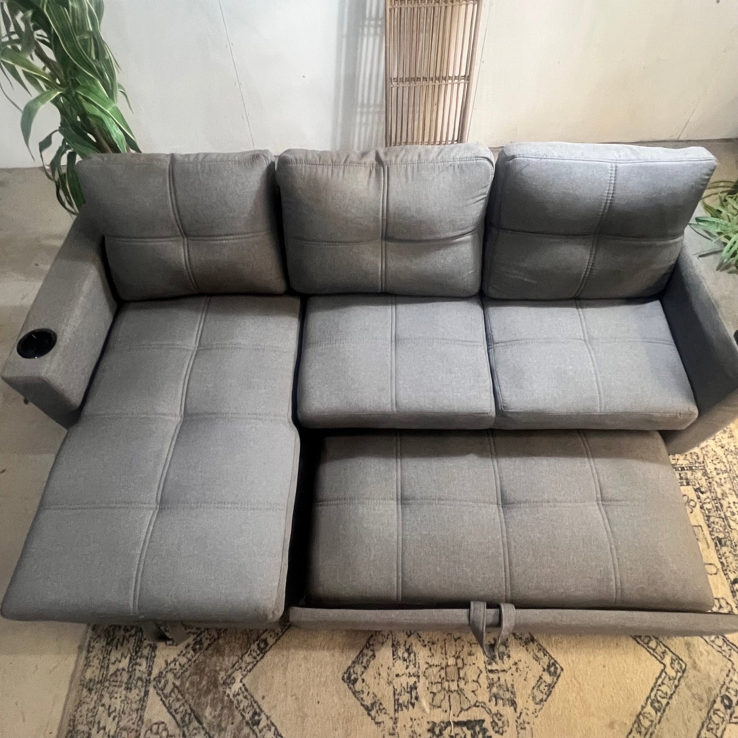 GREY SOFA BED
