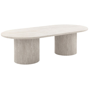Emmy Travertine-look coffee table