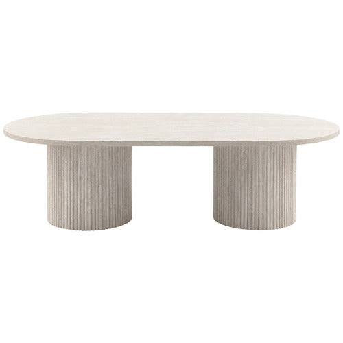 Emmy Travertine-look coffee table