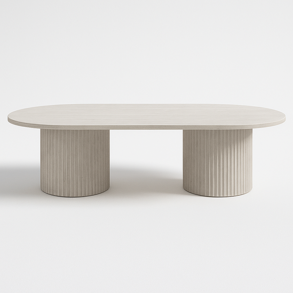 Emmy Travertine-look coffee table