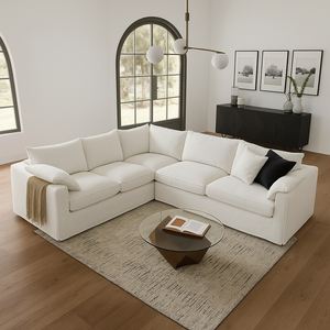 CALI SLIPCOVER CORNER COUCH