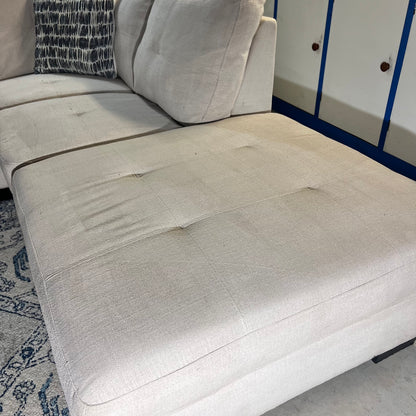 CREAM AMART CORNER COUCH