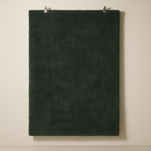 ENZO PLUSH GREEN RUG 👑