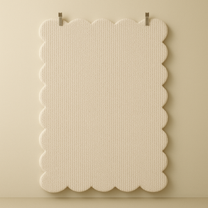 Royal Scallop Cream Loop Rug