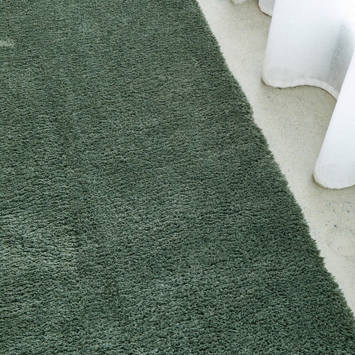 ENZO PLUSH GREEN RUG 👑