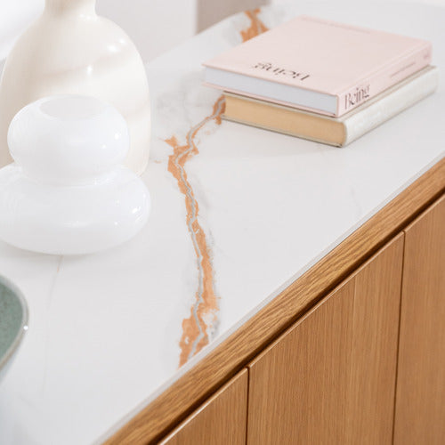 STONE TOP - TIMBER BUFFET