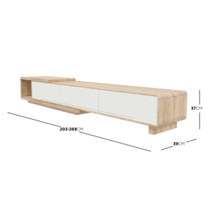 Majestic Serenity Extendable Entertainment Console - Royal Collection