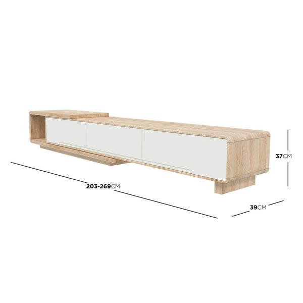 Majestic Serenity Extendable Entertainment Console - Royal Collection