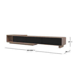 Majestic Serenity Extendable Entertainment Console - Royal Collection