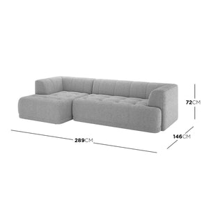 Majesty's Throne 4-Seater Opulent Boucle Sofa