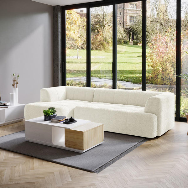 Majesty's Throne 4-Seater Opulent Boucle Sofa