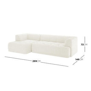Majesty's Throne 4-Seater Opulent Boucle Sofa