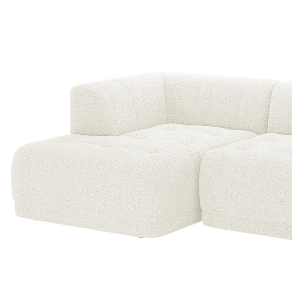 Majesty's Throne 4-Seater Opulent Boucle Sofa