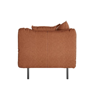 Regal Sovereign 3 Seater PU Leather Sofa by Lounge Kingdom - Supreme Comfort