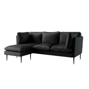 Opulent Velvet Chaise Lounge Fit for Royalty - Cream or Black