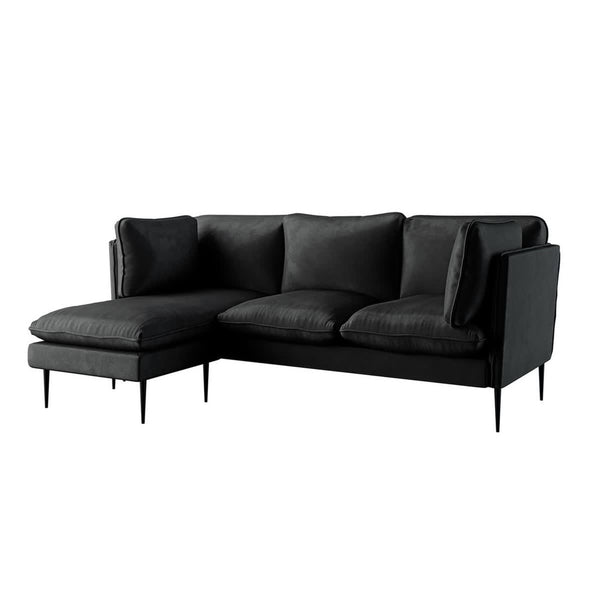 Opulent Velvet Chaise Lounge Fit for Royalty - Cream or Black