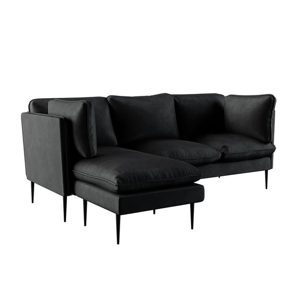 Opulent Velvet Chaise Lounge Fit for Royalty - Cream or Black