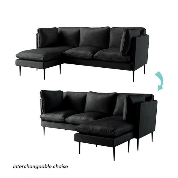 Opulent Velvet Chaise Lounge Fit for Royalty - Cream or Black