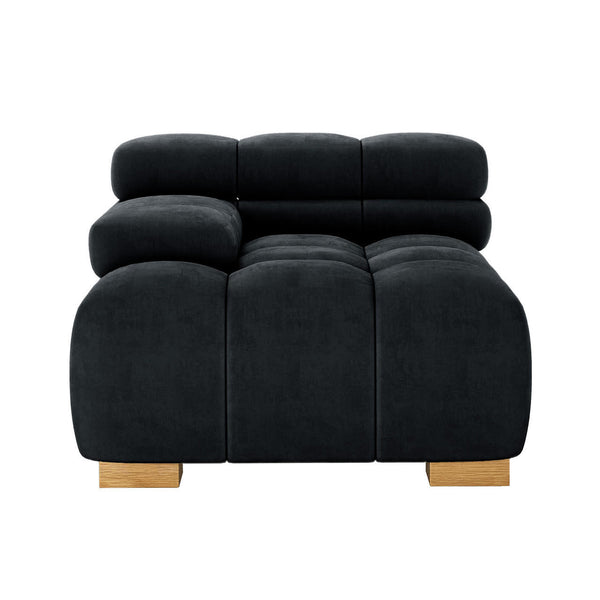 Regal Haven Velvet Sectional Sofa