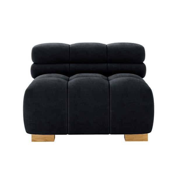 Regal Haven Velvet Sectional Sofa