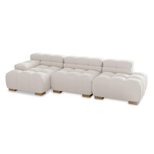Regal Haven Velvet Sectional Sofa