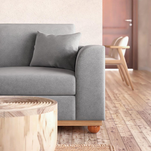 Laylah 3 Seater Fabric Hardwood Sofa With Left Chaise