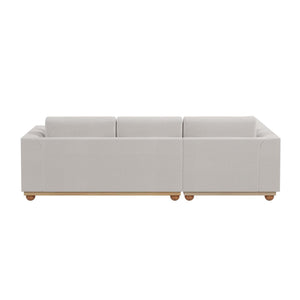 Laylah 3 Seater Fabric Hardwood Sofa With Left Chaise