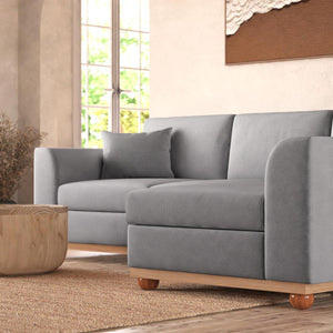 Laylah 3 Seater Hardwood Fabric Sofa With Right Chaise
