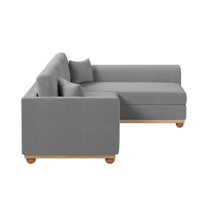 Laylah 3 Seater Hardwood Fabric Sofa With Right Chaise
