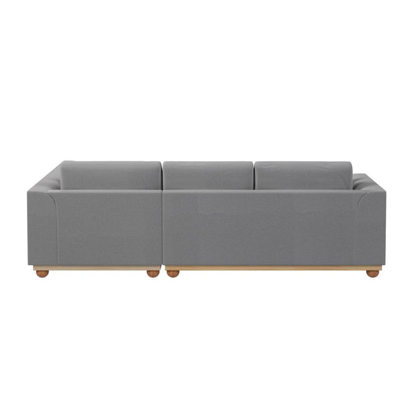 Laylah 3 Seater Hardwood Fabric Sofa With Right Chaise