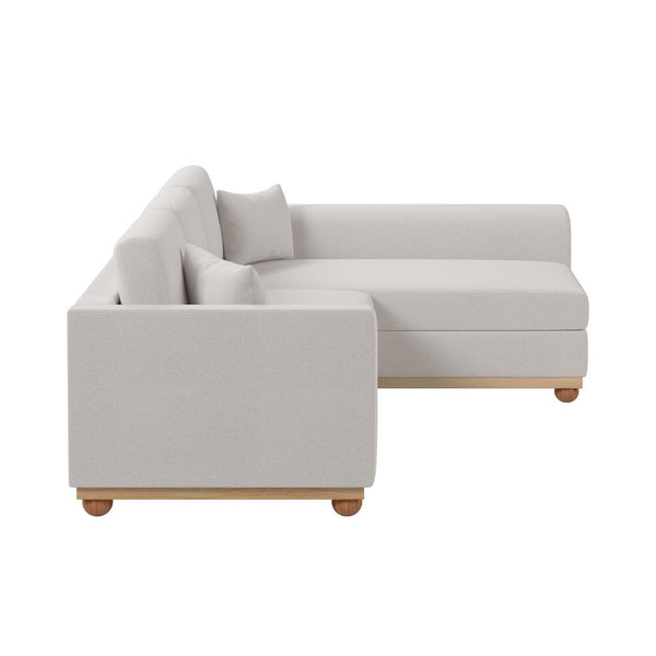 Laylah 3 Seater Hardwood Fabric Sofa With Right Chaise