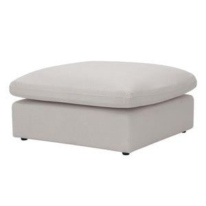 Millie 6-Seater Fabric Corner Chaise Sofa - Warm Light Grey