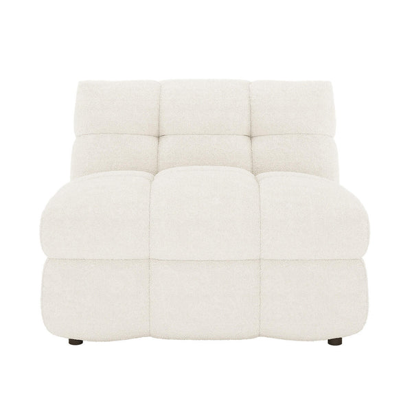 Regal Comfort: The Sovereign's Embrace Boucle Sofa Set