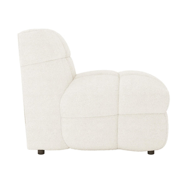 Regal Comfort: The Sovereign's Embrace Boucle Sofa Set