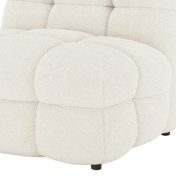 Regal Comfort: The Sovereign's Embrace Boucle Sofa Set