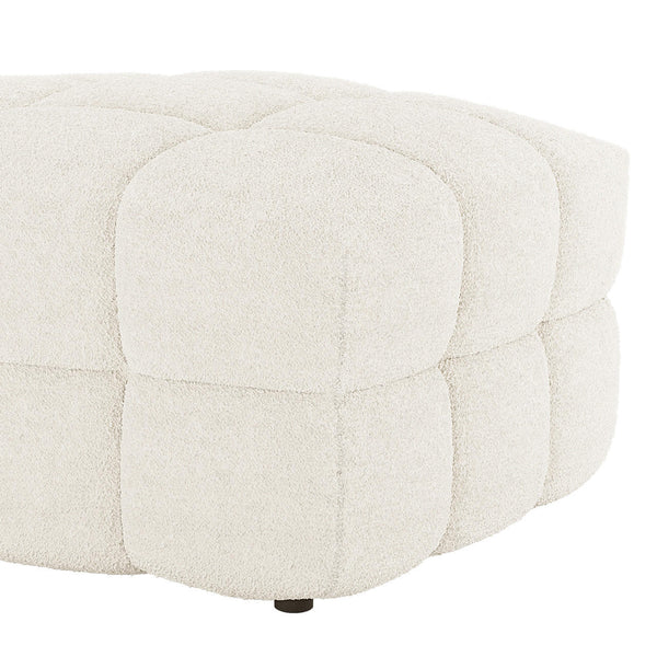 Regal Comfort: The Sovereign's Embrace Boucle Sofa Set