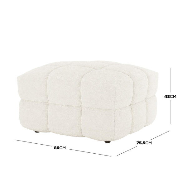 Regal Comfort: The Sovereign's Embrace Boucle Sofa Set