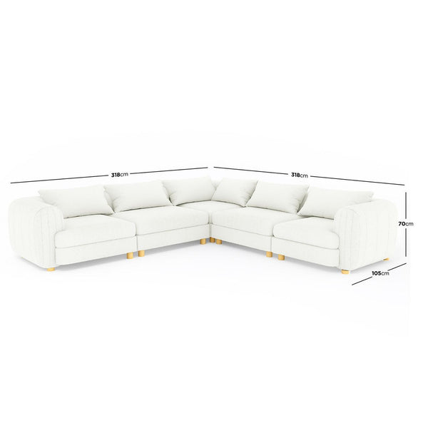 The Regal Repose: Majesty's Modular Sofa
