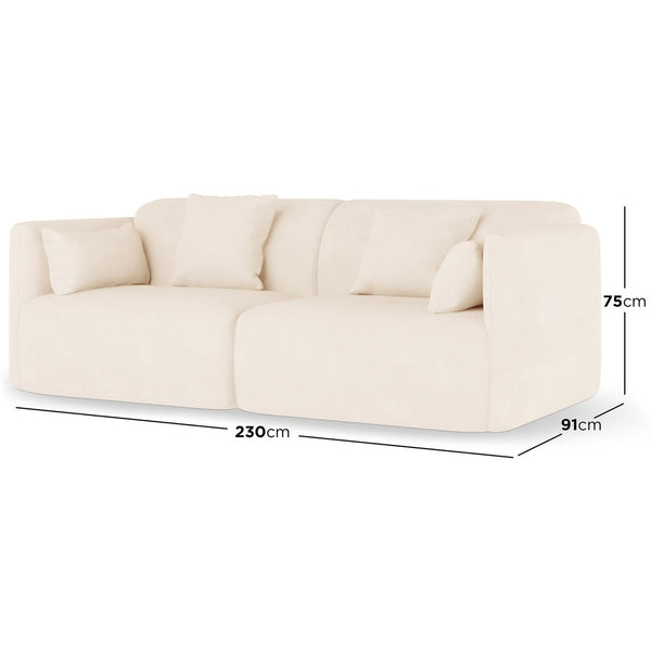 Majestic Serenity: Royal Velvet Sofa by Lounge Kingdom