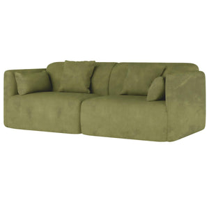Majestic Serenity: Royal Velvet Sofa by Lounge Kingdom