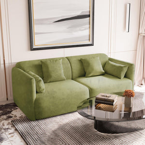 Majestic Serenity: Royal Velvet Sofa by Lounge Kingdom