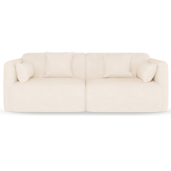 Vestalia 4 Seater Upholstered Velvet Sofa Set