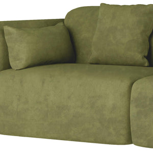 Vestalia 4 Seater Upholstered Velvet Sofa Set